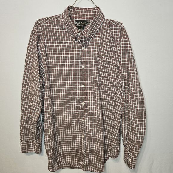 Ralph Lauren Other - Ralph Lauren Classic Fit 17/34/35 Button Down Plad Long Sleeve Shirt